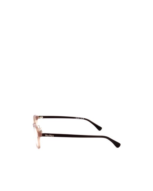 Max Mara Natural Rectangle Frame Glasses