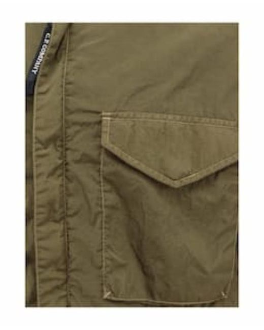 C P Company Green Chrome-R Lens Overshirt for men