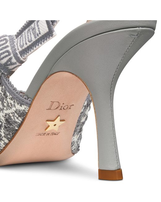 Dior Metallic J'A Slingback Pump