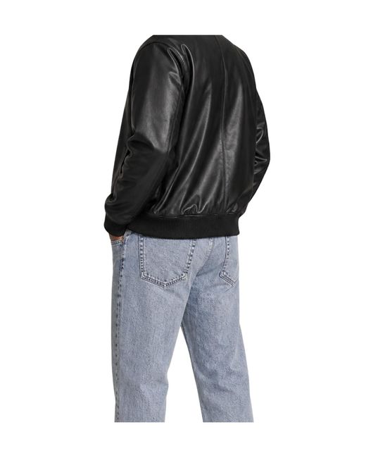 Calvin Klein Black Logo-Embroidered Jacket for men