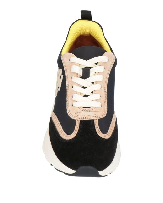 Tory Burch Black Versatile Multi-Color Thick-Soled Sneakers