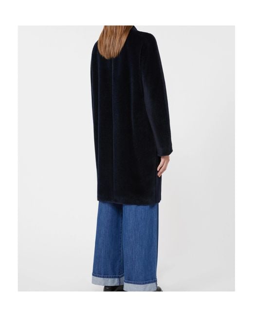Max Mara Black 'S Roseto Double Breasted Coat