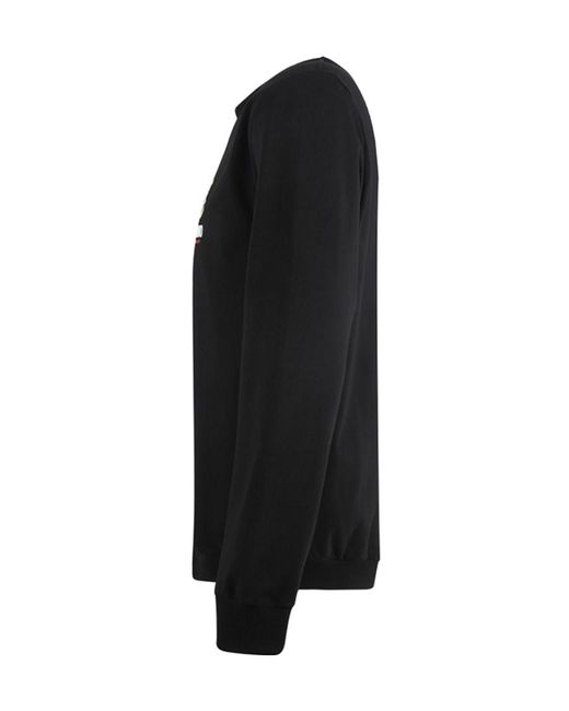 Moschino Black Teddy Bear Motif Sweatshirt for men