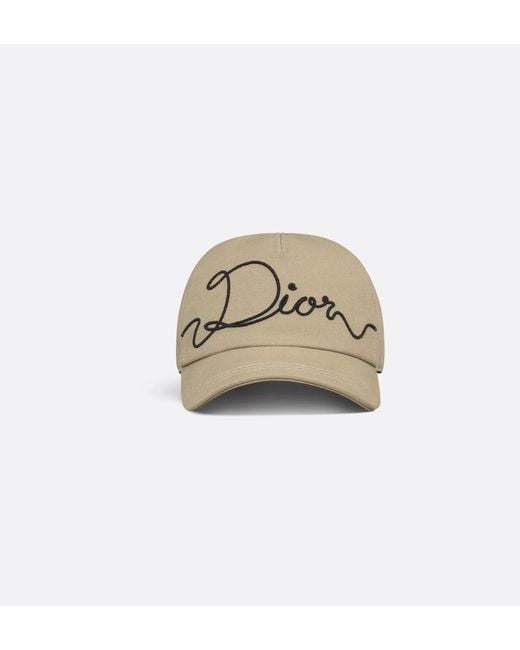 Dior Natural Ribbon Cap for men