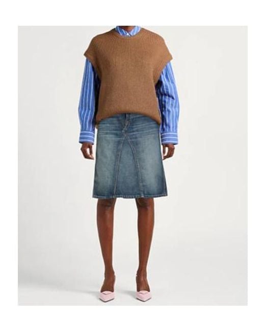 Isabel Marant Blue Denim Skirts
