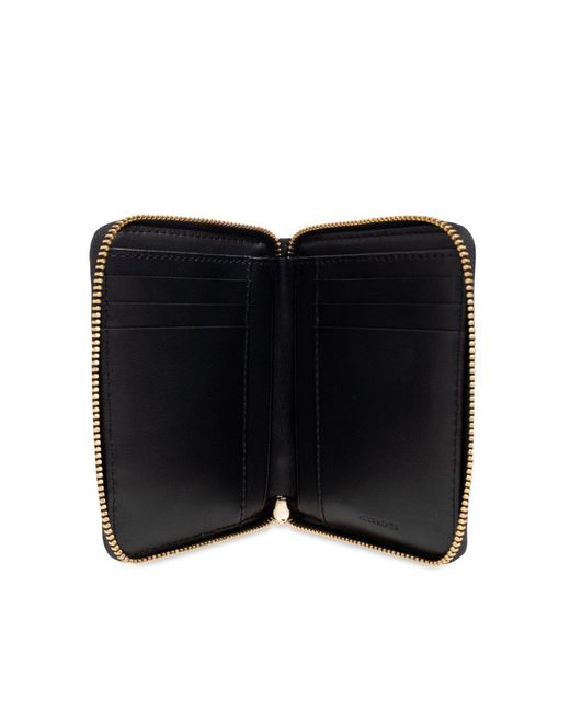 AllSaints Black Lena Zip Wallet