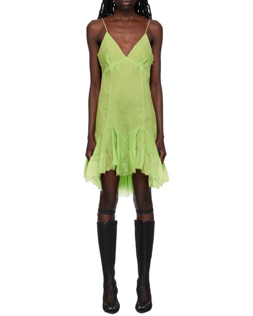 Givenchy Green Strapless Dress