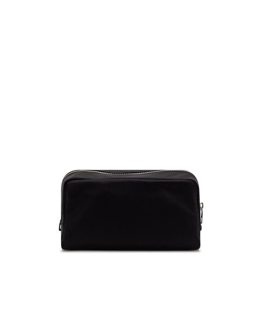 Tory Burch Black Medium Twist Cosmetic Case