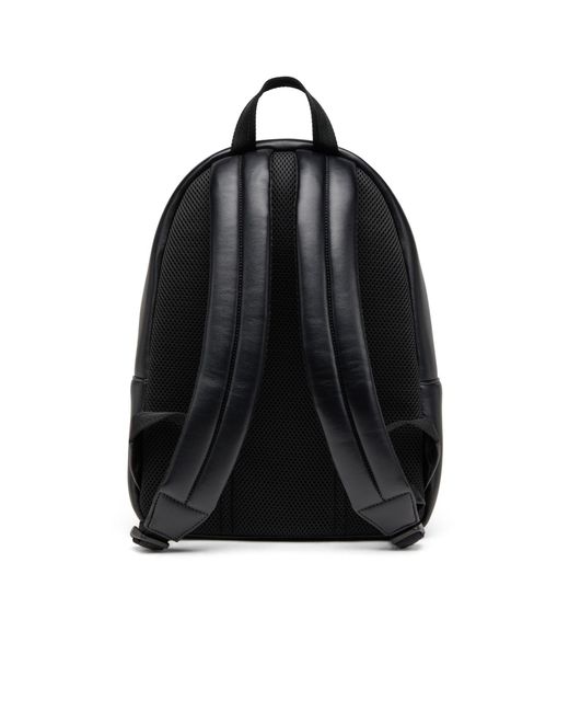 DIESEL Black Medium Holi-D Zipped Backpack for men