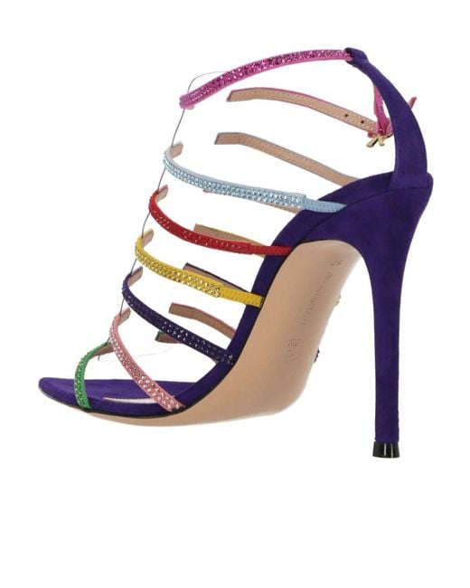 Gianvito Rossi Blue Sandals