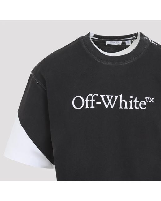 Off-White c/o Virgil Abloh Black Short-Sleeved T-Shirt for men