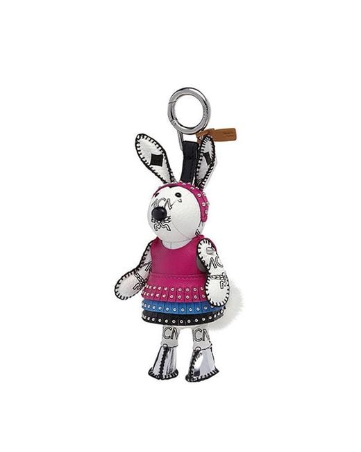 MCM Pink Rabbit Key Chain for men