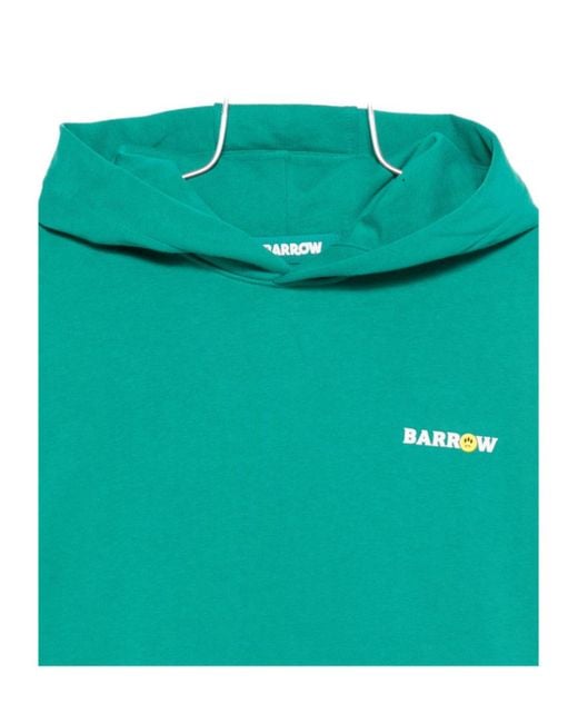 Barrow Green Face Printed Hoodie for men
