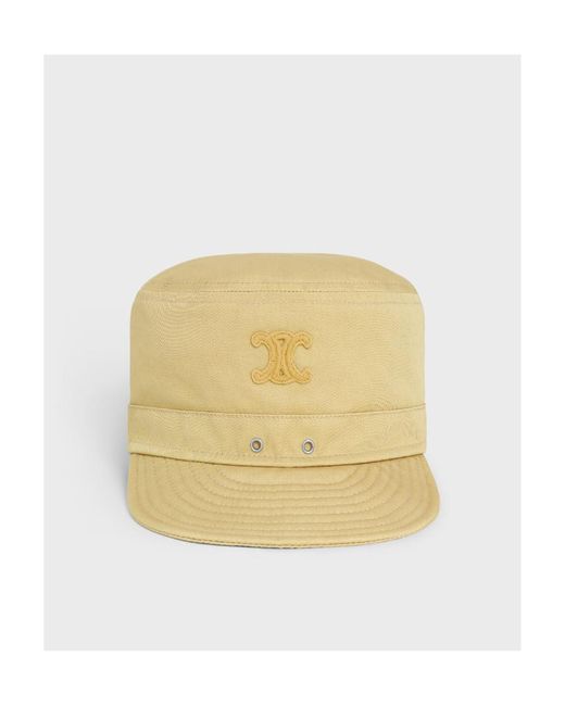 Céline White Triomphe Army Cap