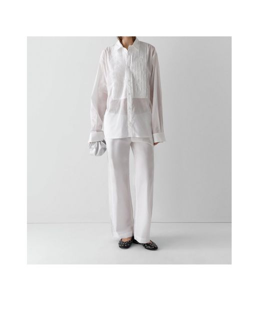 GIMAGUAS White Devi Wide-Leg Pants