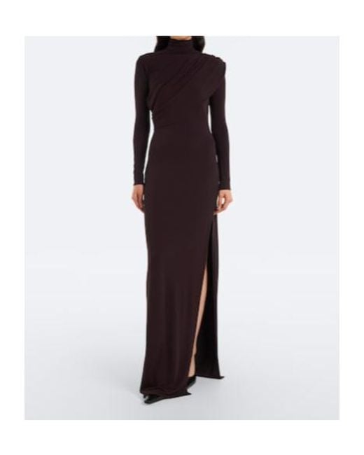 Courreges Black Jersey Gown
