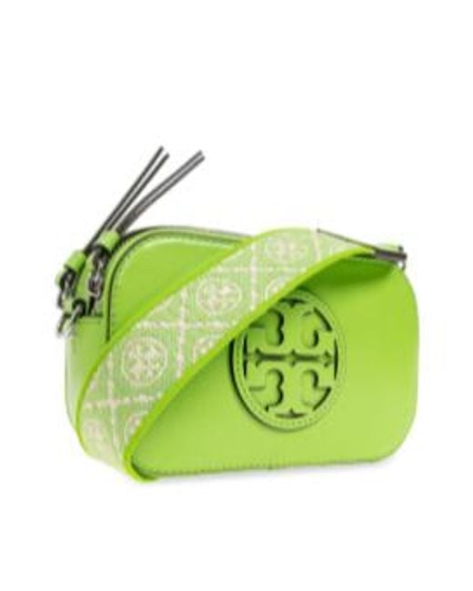 Tory Burch Green Mini Miller Cross Body Bag