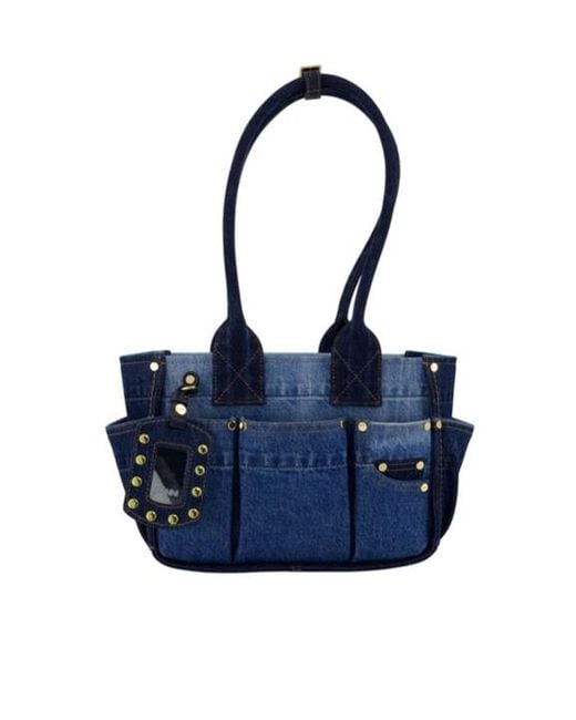 Ganni Blue Small Posy Bag