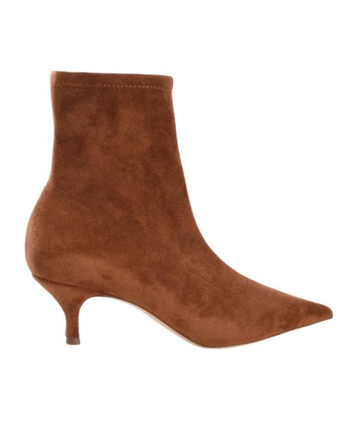 Casadei Brown Leather Boots