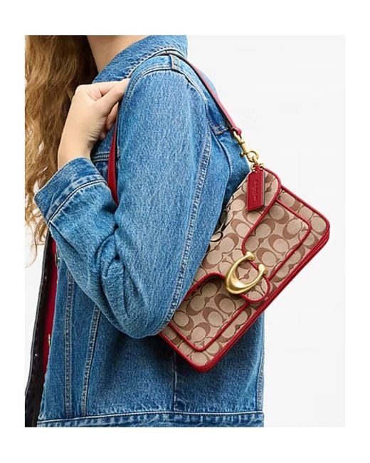 COACH Red Tabby Shoulder Bag 26