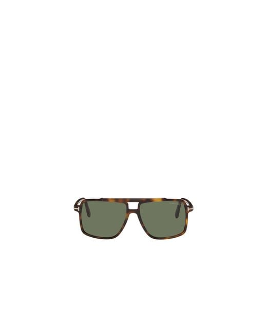 Tom Ford Green Colored Sunglasses for men