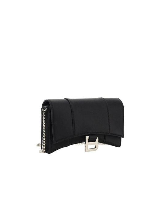 Balenciaga Black Hourglass Wallet