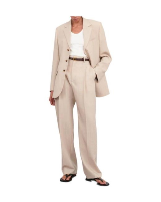Wardrobe NYC Natural Wool Blazer