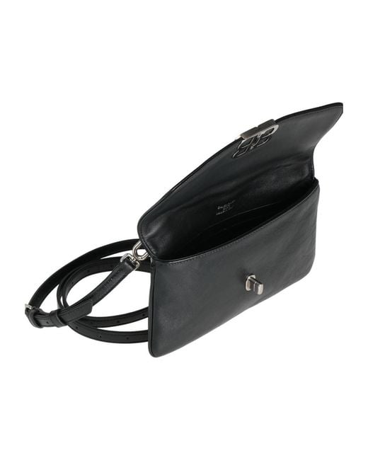 Balenciaga Black Medium-Sized Solid-Color Handbag