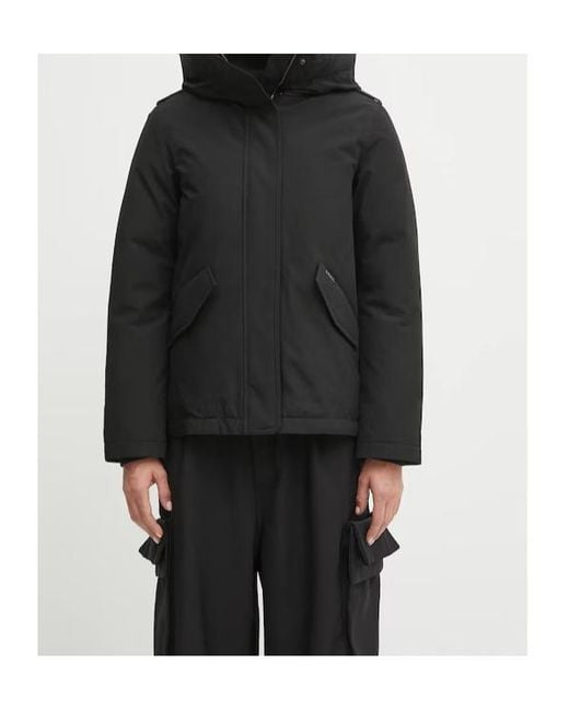 Woolrich Black Down Jacket Military