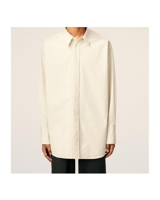 AMI Natural Logo-Embellish Shirt for men