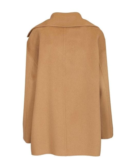 Max Mara Natural Studio Mstarca Double-Breasted Coat