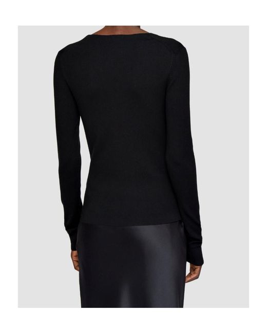 Joseph Black V-Neck Sweater