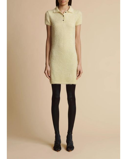 Khaite Yellow The Graciela Dress