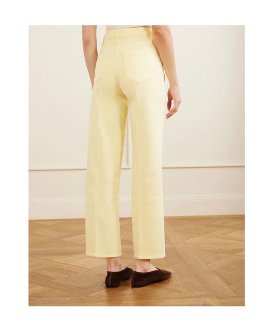 FRAME Natural Casual Trousers With Belt Loops