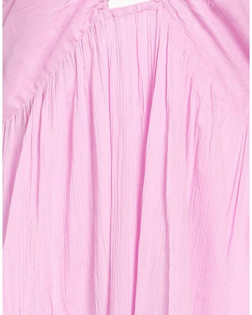 Isabel Marant Pink Sleeveless Waist-Cinching Dress