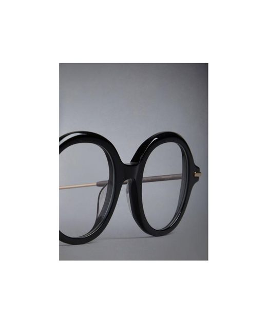 Thom Browne White Round-Frame Glasses for men