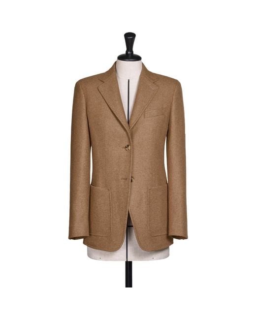 Max Mara Brown Caraffa Single-Breasted Tailored Blazer