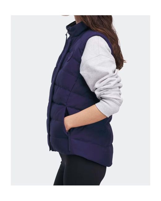 Canada Goose Blue Freestyle Vest Tonal Label