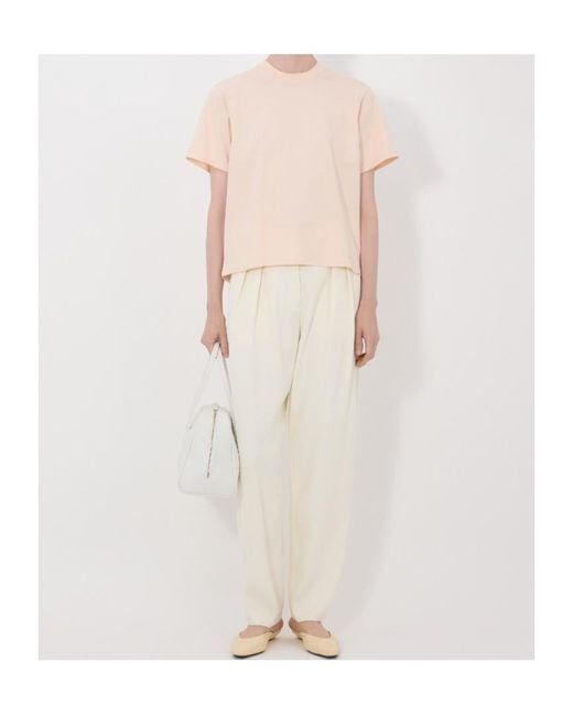 Loulou de Saison Pink Telanto Lds Boxy Fit T-Shirt
