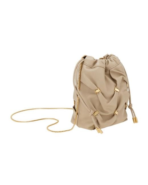Ferragamo Natural Ferragamo Mini Bucket Bag