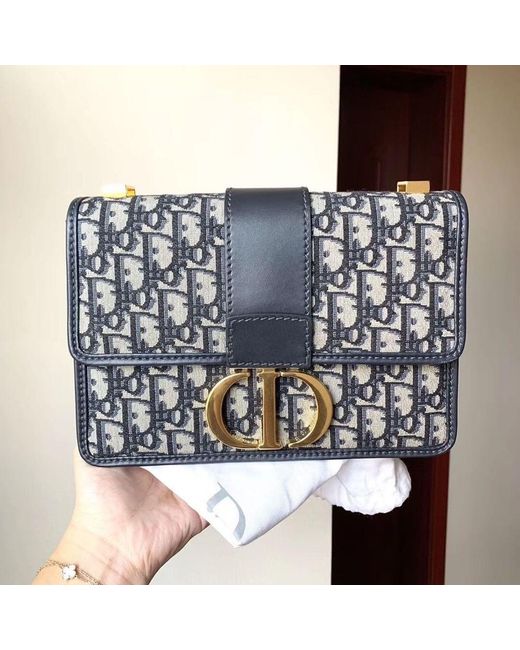 Dior Blue 30 Montaigne Bag