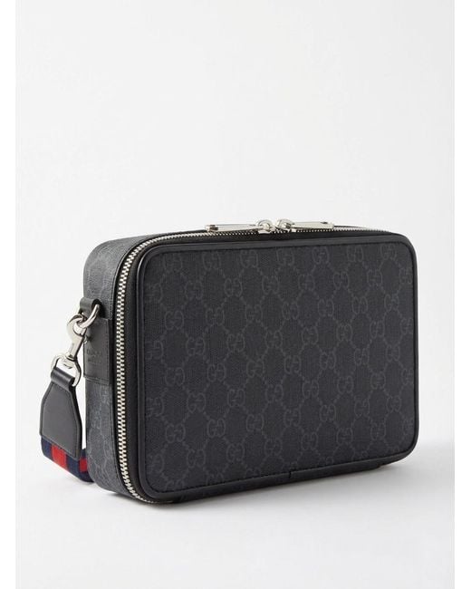 Gucci Black Gg Supreme Mini Shoulder Bag for men