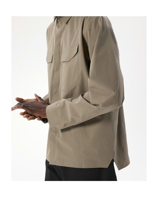 Veilance Green Arc'Teryx Utility Pocket Shirt for men