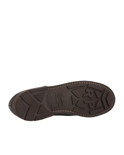 Paraboot Brown Round-Toe Business Shoes for men