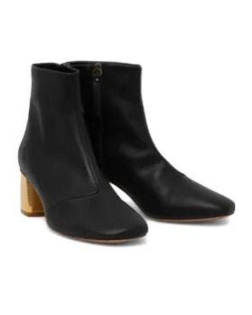 Forte_forte Black 55Mm Leather Ankle Boots