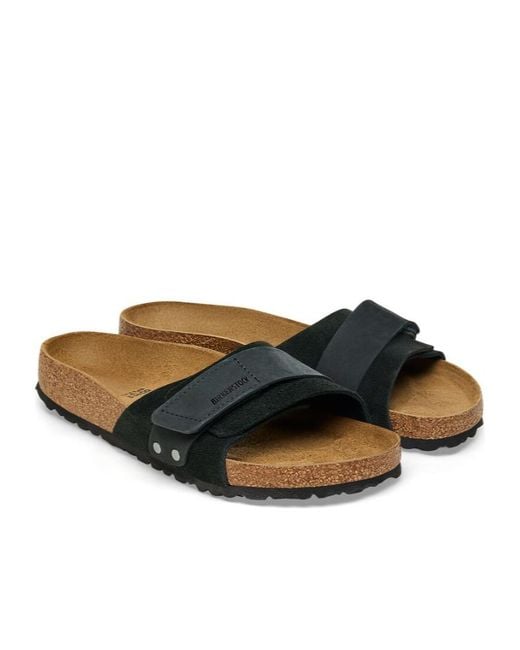 Birkenstock Brown Oita Suede Slides