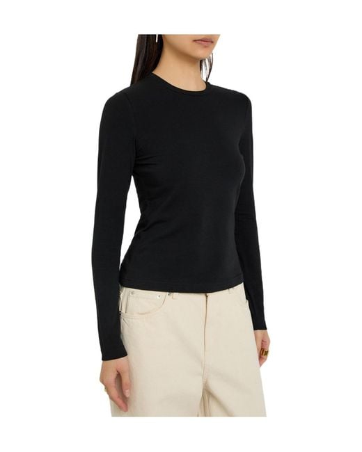 Varley Black Jersey Top