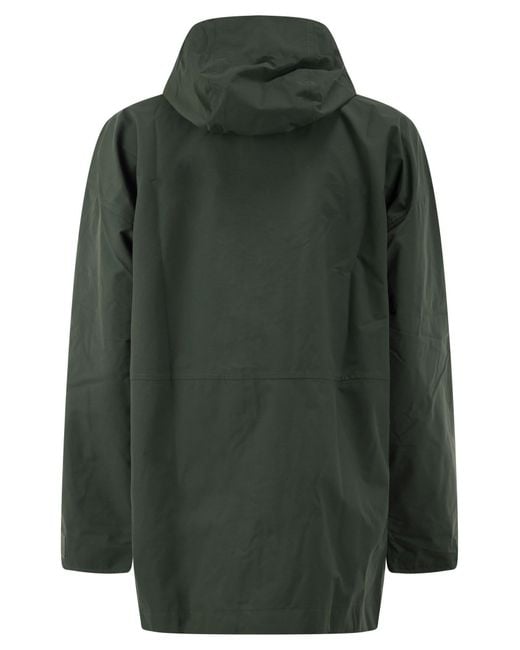 Patagonia Green Logo Patch Hooded Parka