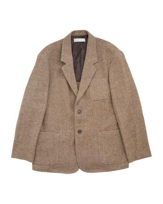 Our Legacy Brown Long-Sleeved Suit Jacket for men
