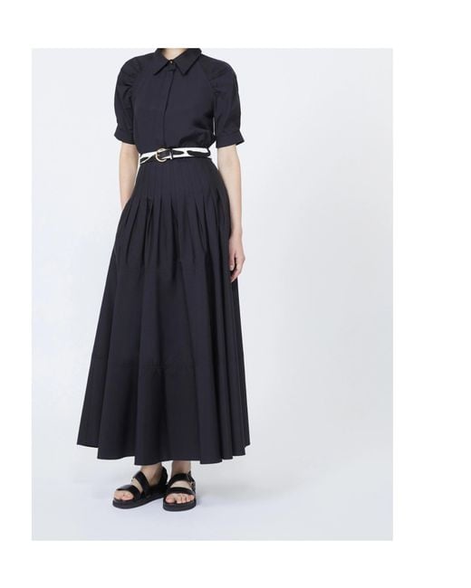 Max Mara Black Studio Opera Pleated Skirt